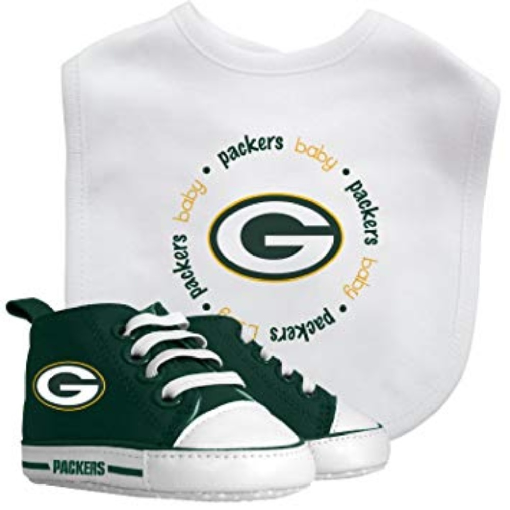 NFL Green Bay Packers Baby Bib & Pre Walker Set